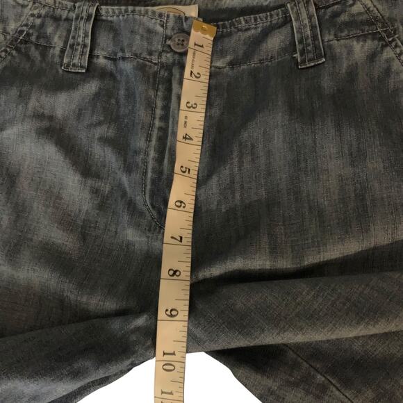 Talbots Jeans Women's Size 8P Summer Denim Chambray Relaxed Straight Cut - Picture 5 of 6